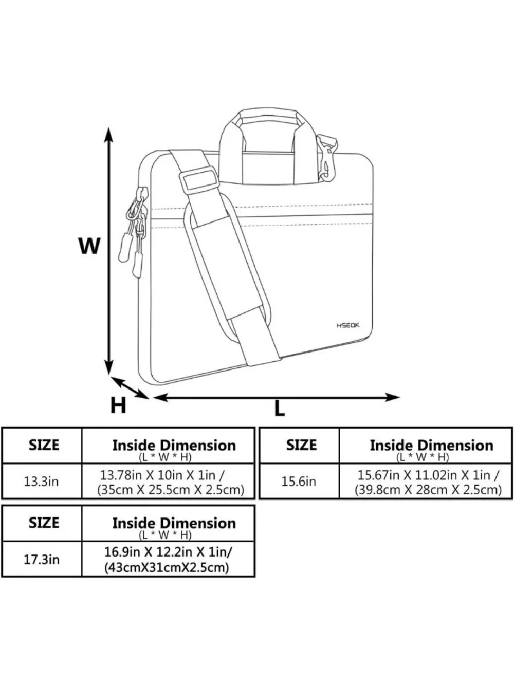 Stylish Laptop Shoulder Bag for 15-16